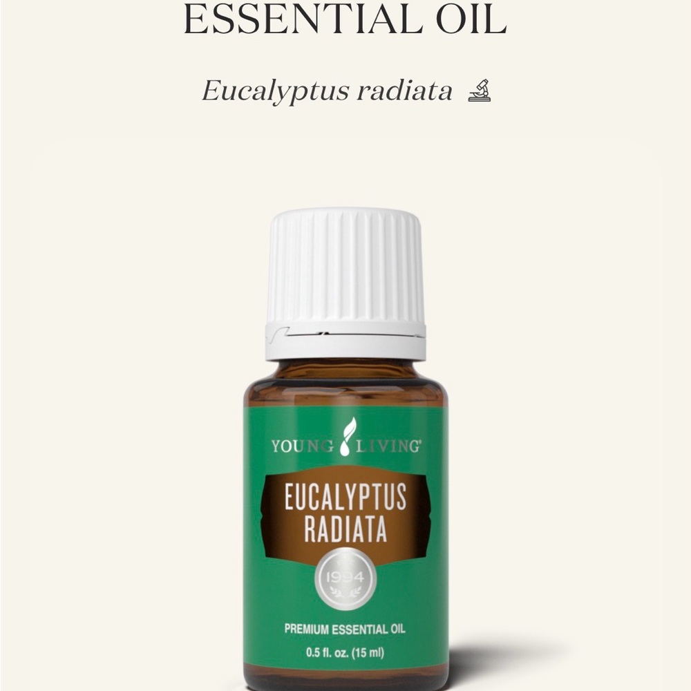 Young Living Eucalyptus Radiata Essential Oil - Green and Brown Label